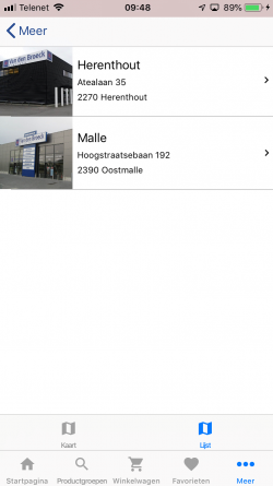 ScanApp - Vestigingszoeker ScanApp - Vestigingszoeker